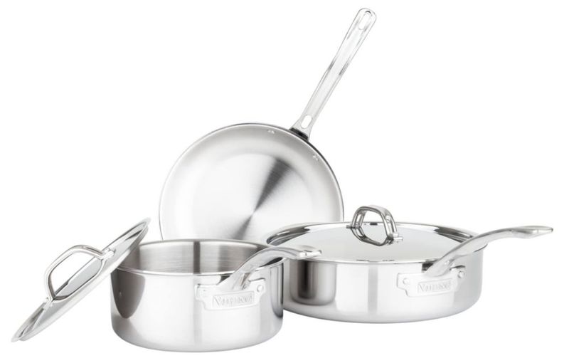 Juego de utensilios de cocina Viking de 5 piezas acero inoxidable apto para lavavajillas