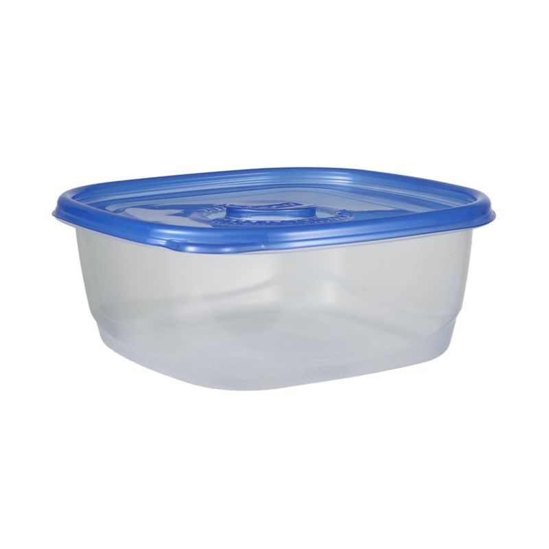 Glad Contenedores de Almacenamiento de Alimentos XL Cuadrado 307 L Pack de 3