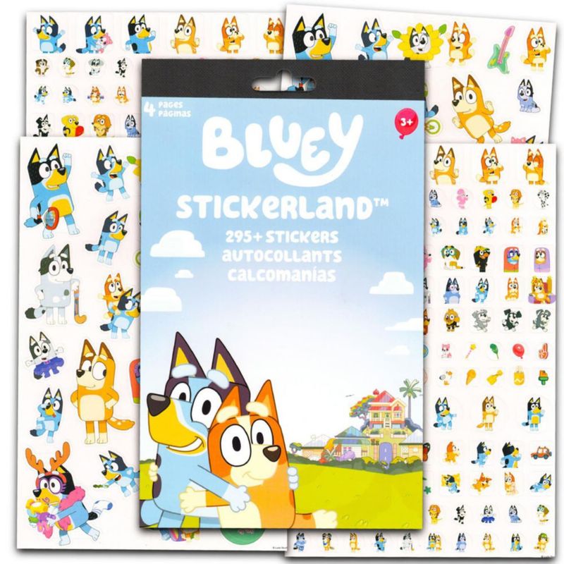 Pack de Pegatinas Bluey 295+ y Recompensas