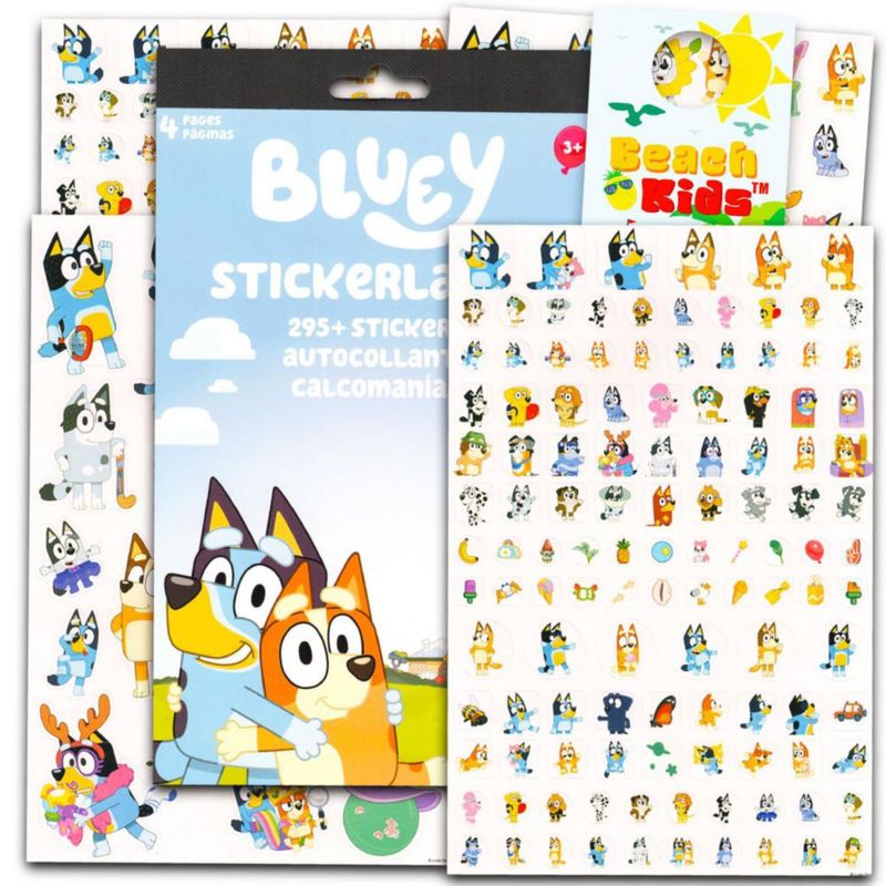 Pack de Pegatinas Bluey 295+ y Recompensas