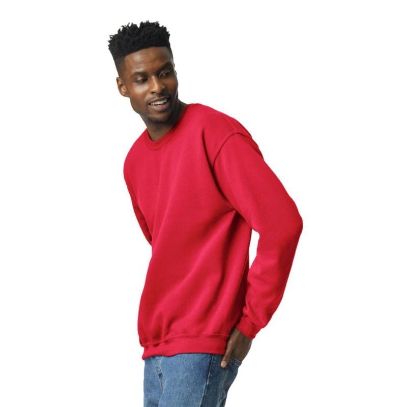 Sudadera Gildan G18000 roja talla M (1 unidad)