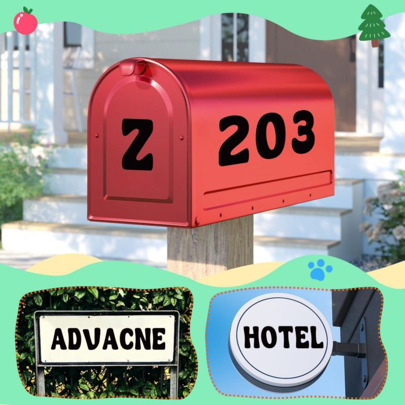 Pegatinas de Letras Auteard 76 cm Negro 150 Piezas