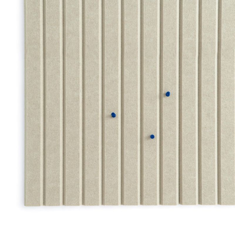 Tablero de anuncios VIVELDA paquete de 12 - Baldosas de fieltro acústico 122 cm × 91 cm