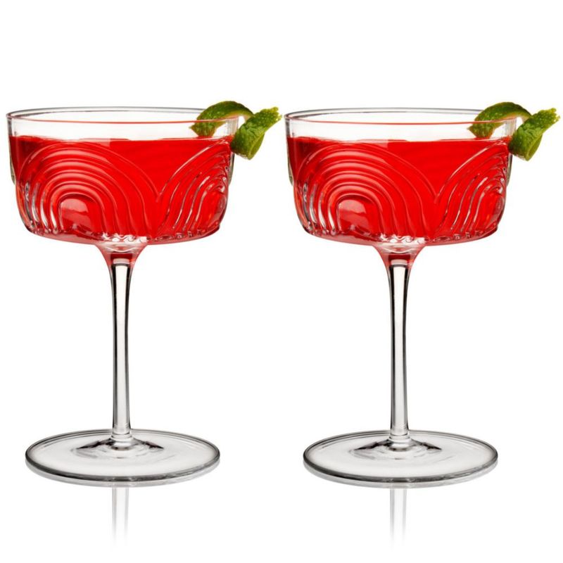 Juego de 2 copas de cóctel Viski 230 ml de cristal