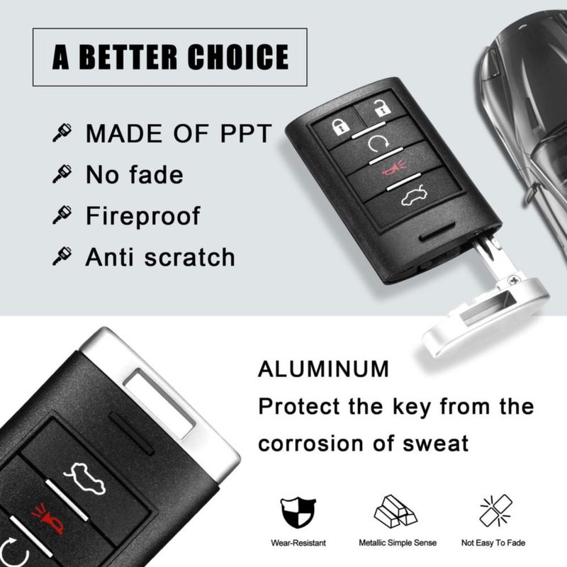 Control remoto VOFONO para Cadillac CTS 2008‑2015 / STS 2008‑2011