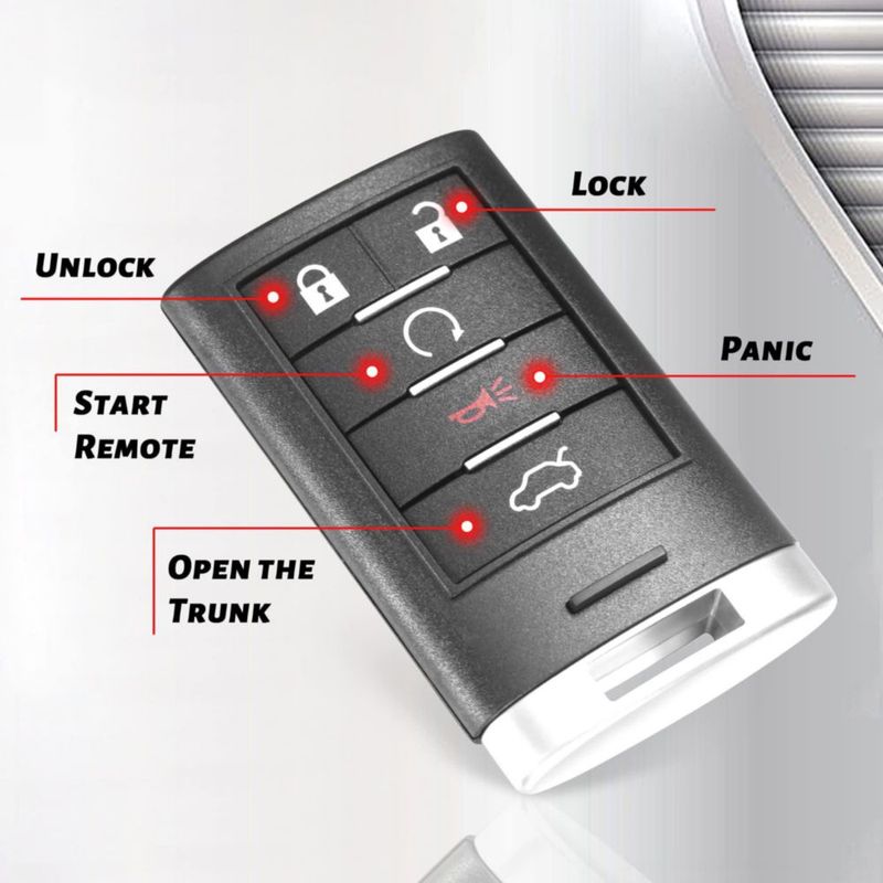 Control remoto VOFONO para Cadillac CTS 2008‑2015 / STS 2008‑2011