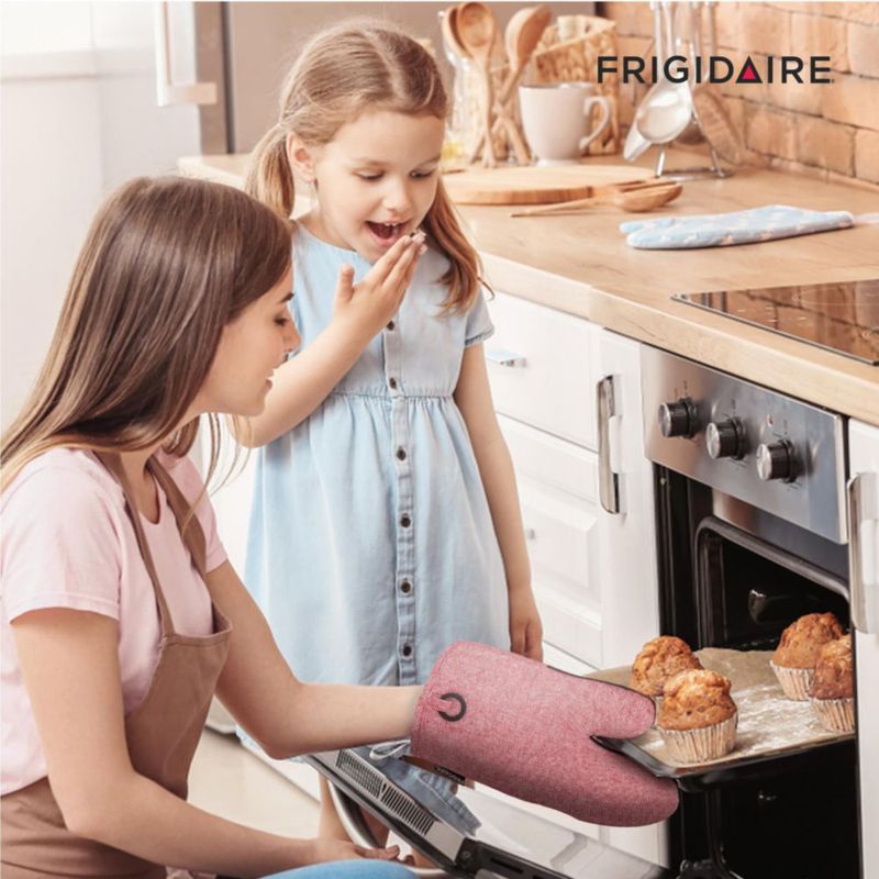Guantes de horno Frigidaire 33 cm x 18 cm Rojo - Pack de 2