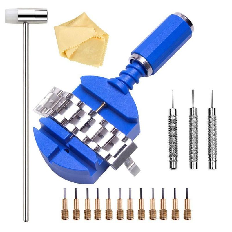 Kit de herramientas Lenpestia de 16 piezas para remover eslabones de correa de reloj
