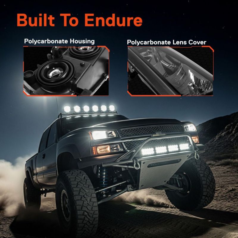 Conjunto de faros TRUE MODS para Chevy Silverado 2003‑2006