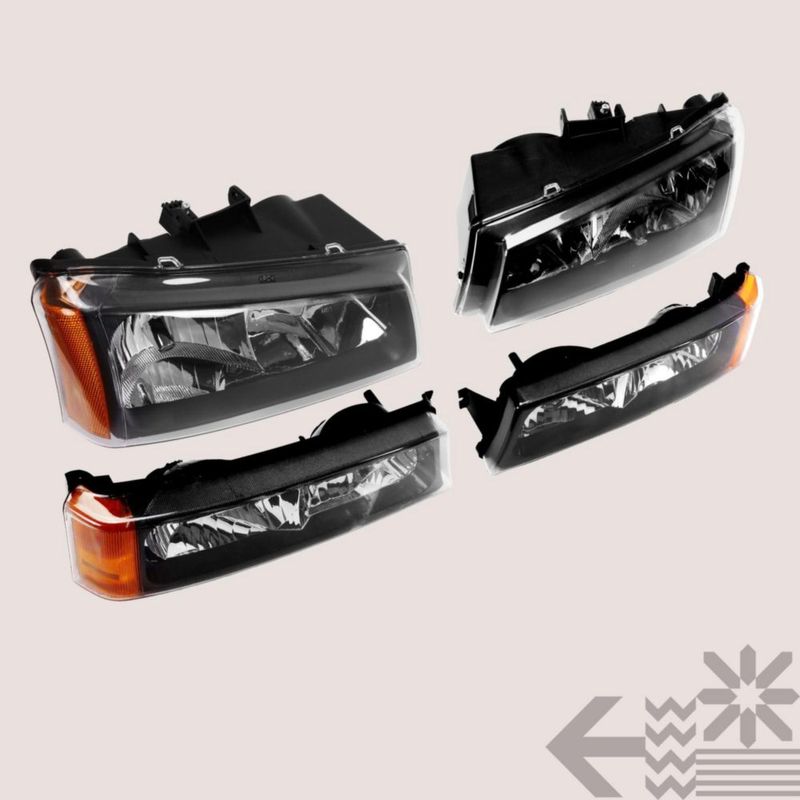 Conjunto de faros TRUE MODS para Chevy Silverado 2003‑2006