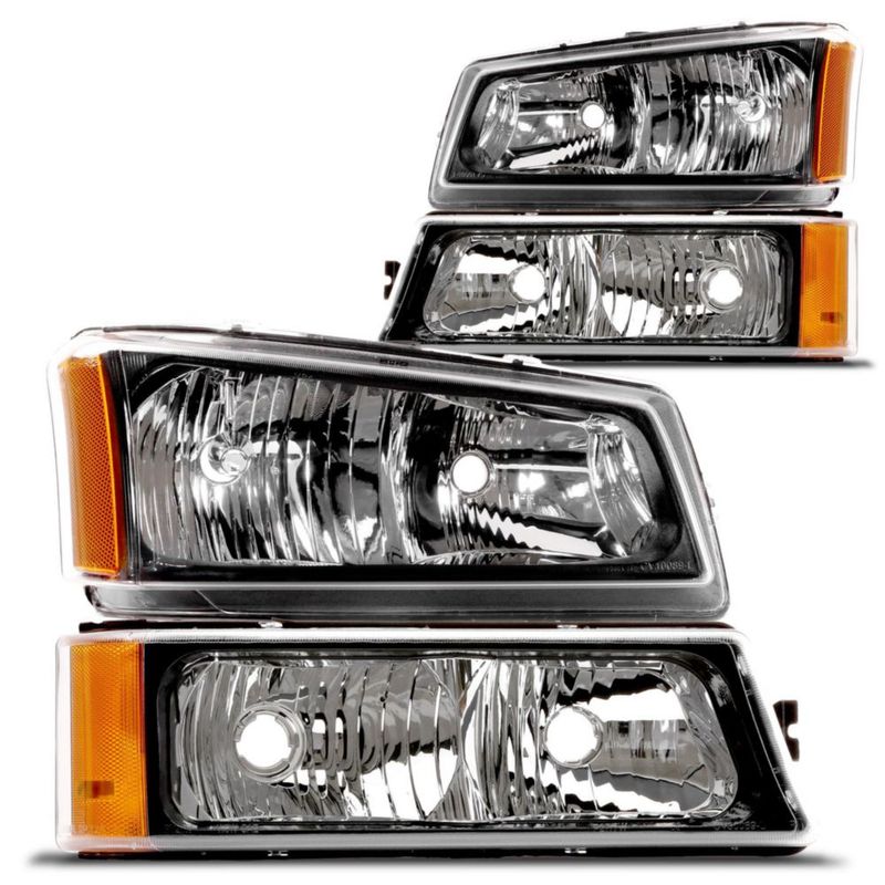 Conjunto de faros TRUE MODS para Chevy Silverado 2003‑2006