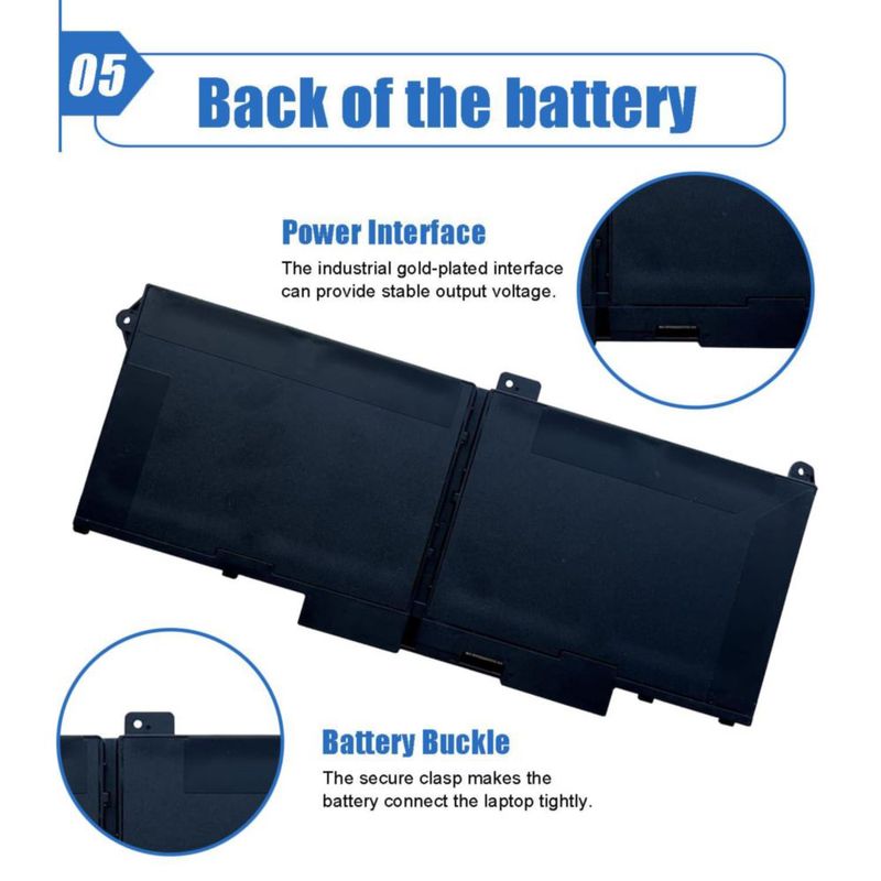 Batería de portátil Dentsing 63Wh 15.2V para Dell Latitude/Precision