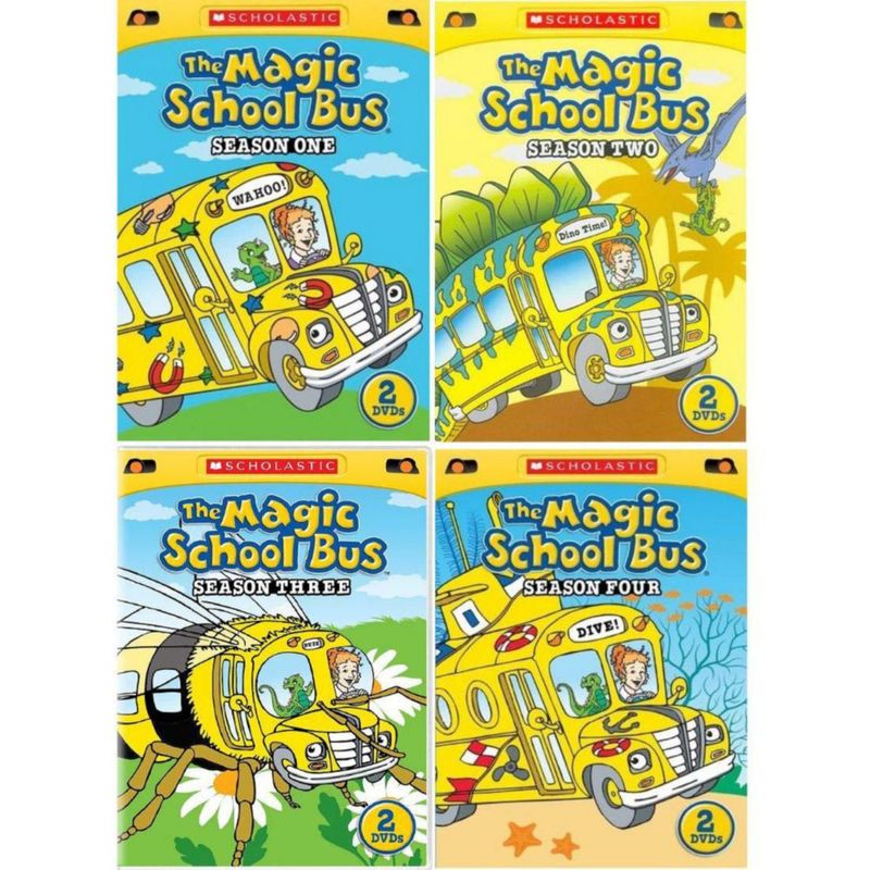 El Autobús Mágico - Serie Completa: Temporadas 1-4 (Set de 8 discos DVD)