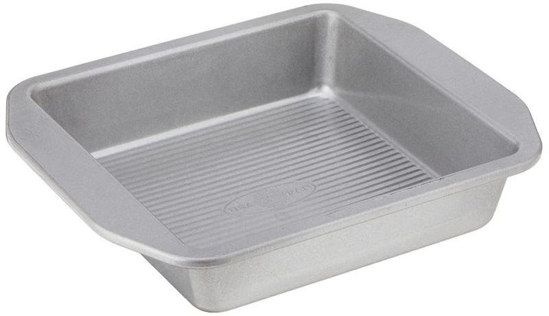 Bandeja cuadrada USA Pan de 20 cm de acero aluminizado
