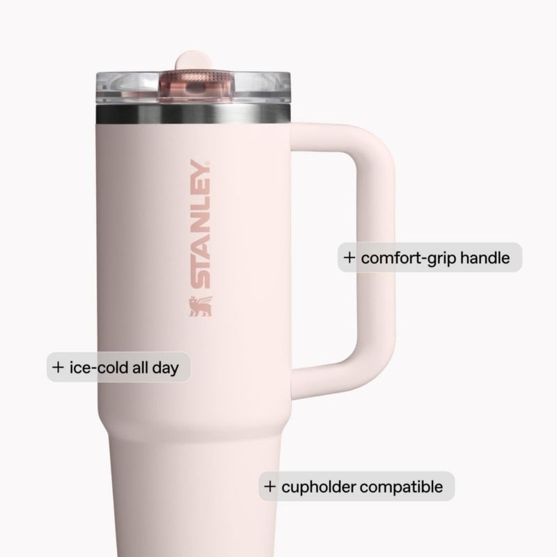 Vaso térmico STANLEY Quencher ProTour 12 L con sorbete abatible – Vermilión Hypergrip
