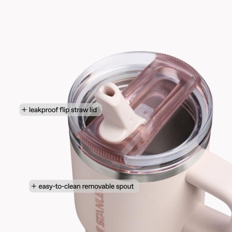Vaso térmico STANLEY Quencher ProTour 12 L con sorbete abatible – Vermilión Hypergrip