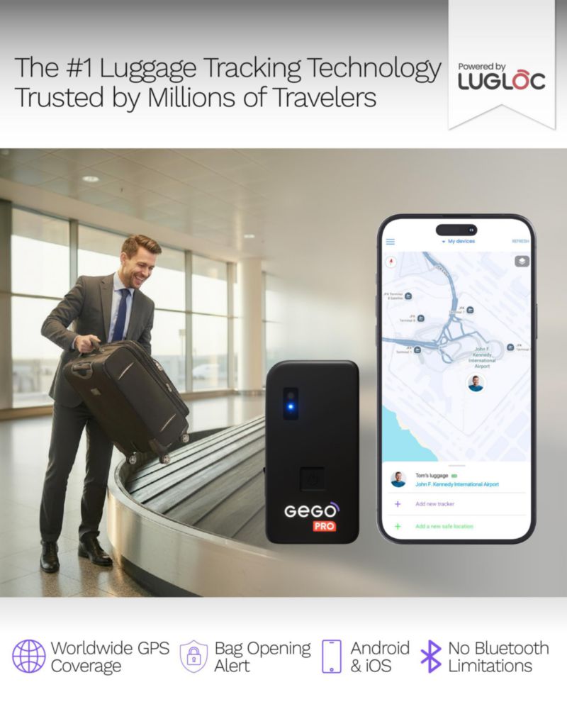 Rastreador GPS GEGO 4G LTE Seguimiento Global 1 Año Suscripción
