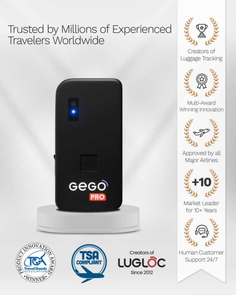 Rastreador GPS GEGO 4G LTE Seguimiento Global 1 Año Suscripción