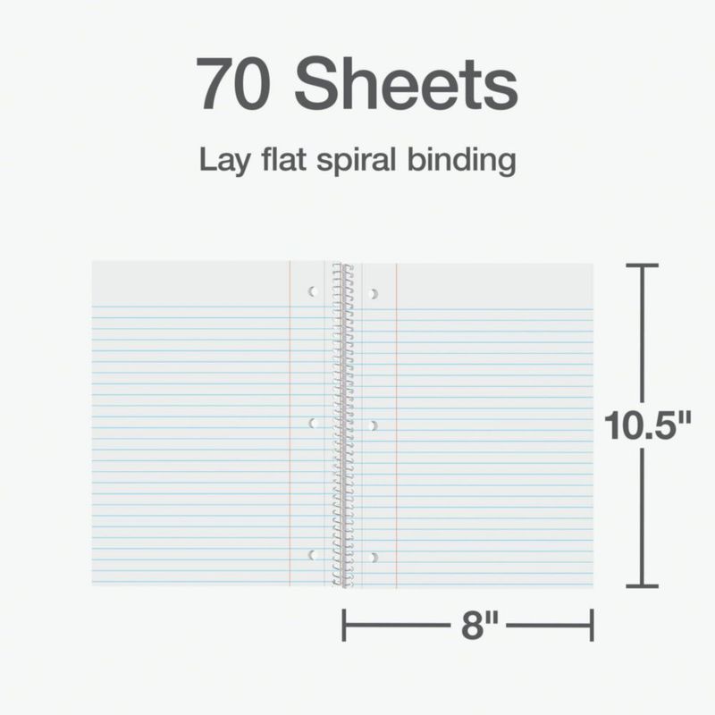 Cuaderno Oxford 12 unidades Rayado amplio Azul 70 hojas