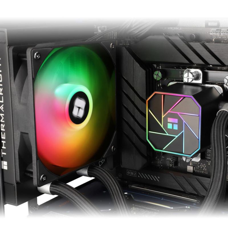 Enfriador de CPU Thermalright 120 mm 3300 RPM ARGB AMD/Intel