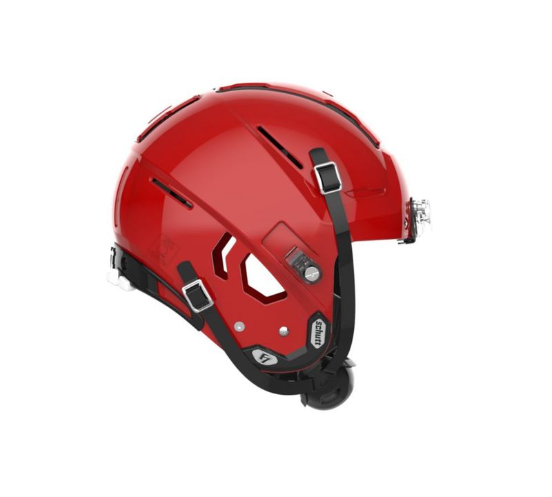 Casco Deportivo Schutt F7 2.0 Talla Grande Sin Máscara Escarlata