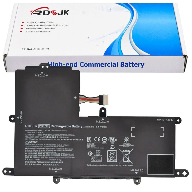 Batería para portátil RDSJ PO02XL 76 V 37 Wh HP Stream