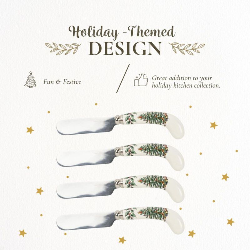 Cuchillos para Untar Spode Árbol de Navidad - Juego de 4