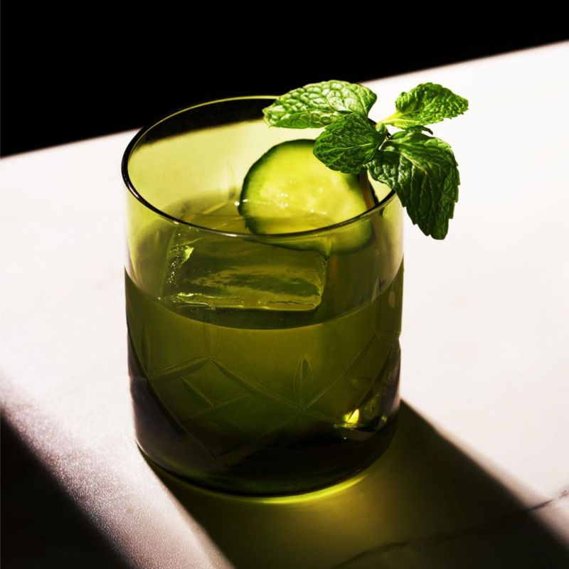 Vasos tipo old fashioned Viski 325 ml Verde - Pack de 2
