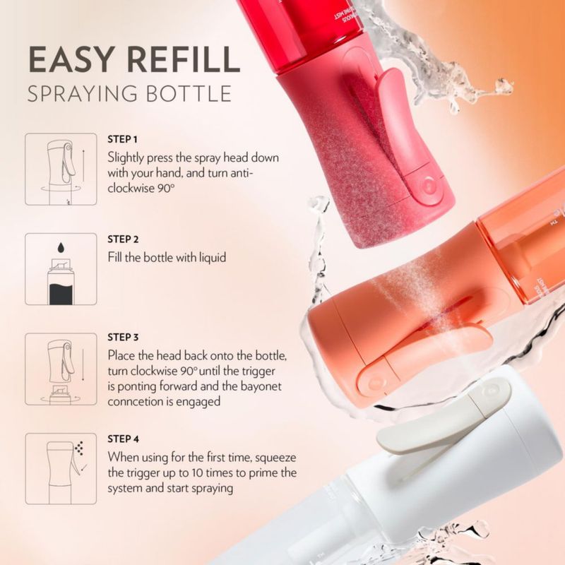 Botella de Spray FLAIROSOL MyStyle 90 ml Durazno
