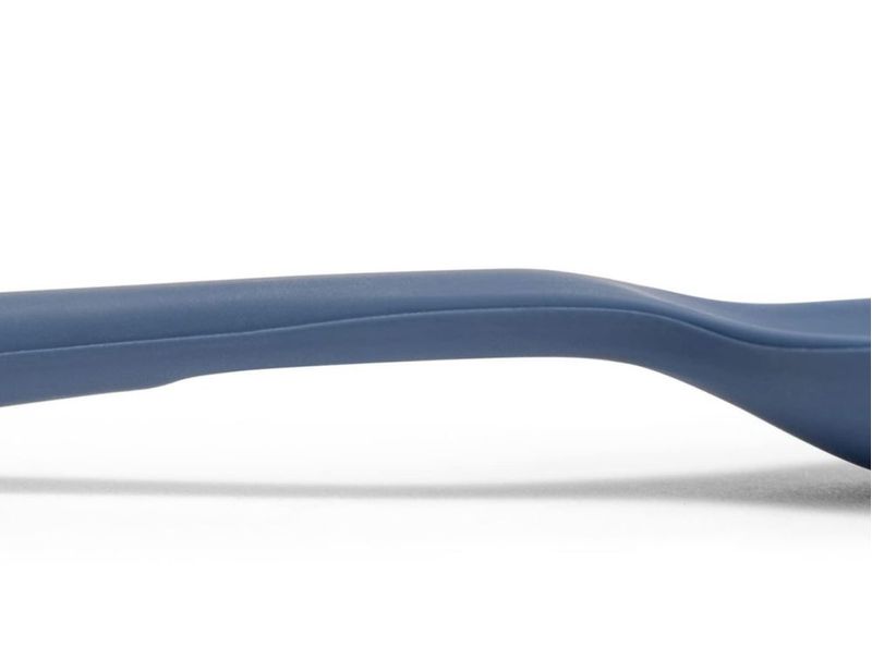 Cuchara Misen de Silicona con Ranuras 30 cm Azul