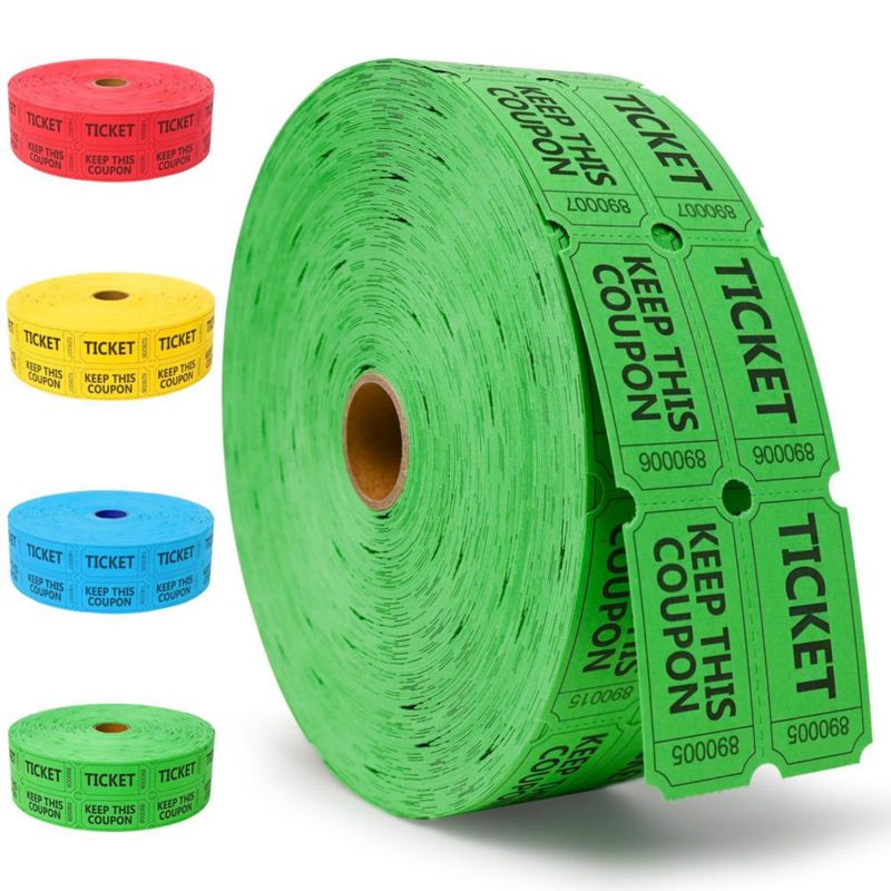Boletos de rifa ESSENTIAL 2000 doble rollo 50/50