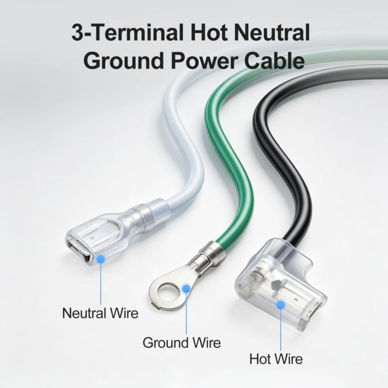 Cable de alimentación Baomain 20A 240V con protección LCDI y enchufe NEMA 6-20P