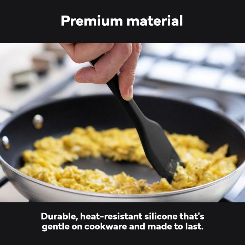 Espátula de Cocina Misen 28 cm Negra Resistente al Calor