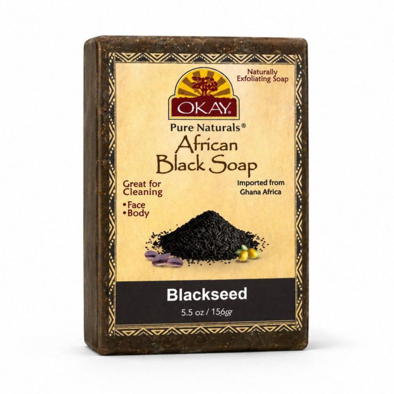 Jabón OKAY de semilla negra africana 156 g