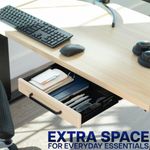 Cajón de Almacenamiento VIVO 33x23 cm Madera Clara DESK-DR1H-C