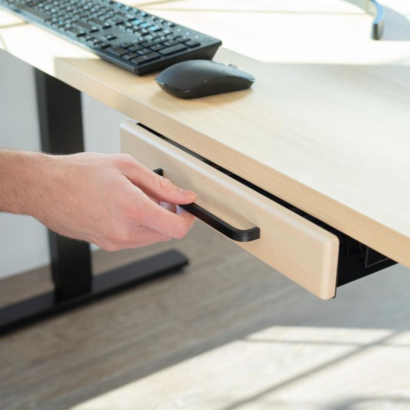 Cajón de Almacenamiento VIVO 33x23 cm Madera Clara DESK-DR1H-C