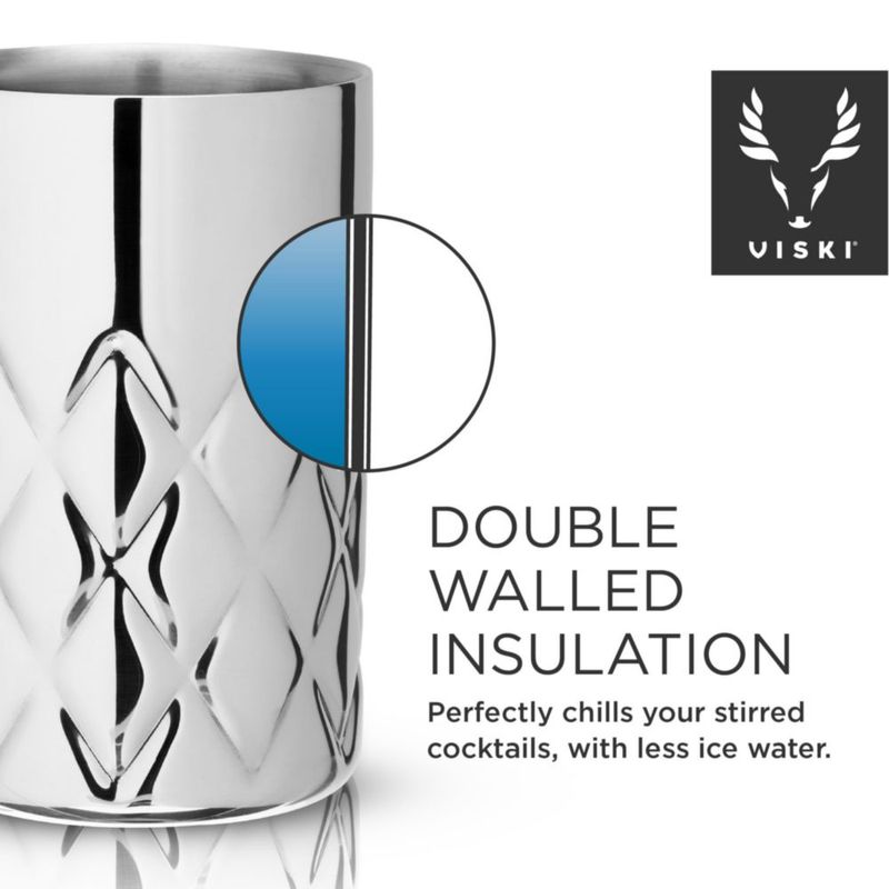 Vaso mezclador Viski 550 ml acero inoxidable (juego de 1)