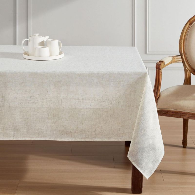 Mantel Laura Ashley 152x213 cm Topo de Lino y Poliéster