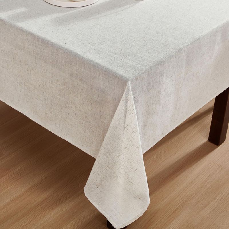 Mantel Laura Ashley 152x213 cm Topo de Lino y Poliéster
