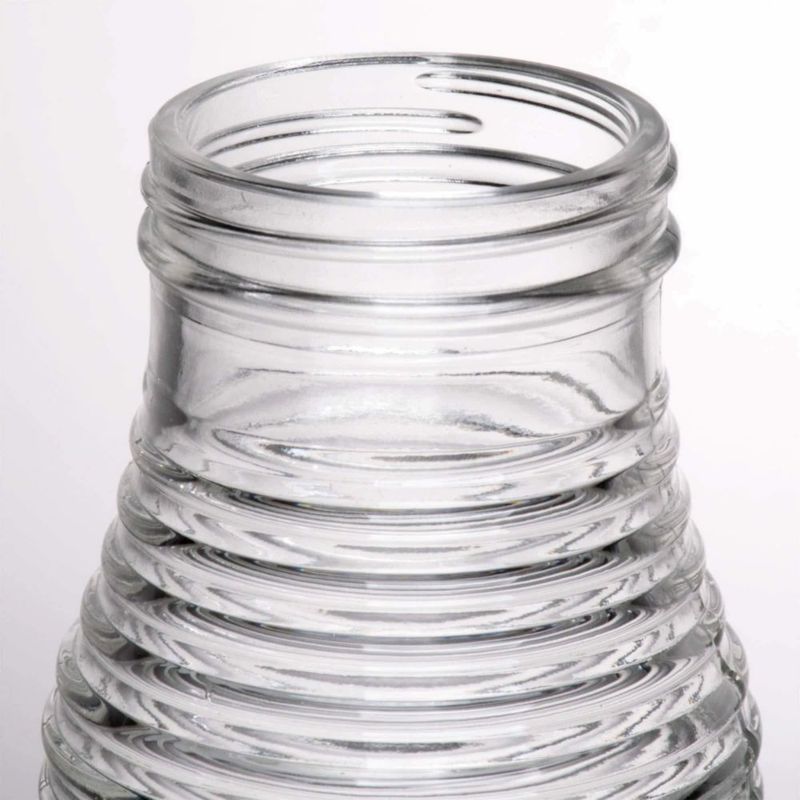 Dispensador de Jarabe Tablecraft 170 ml Vidrio con Tapa Cromada