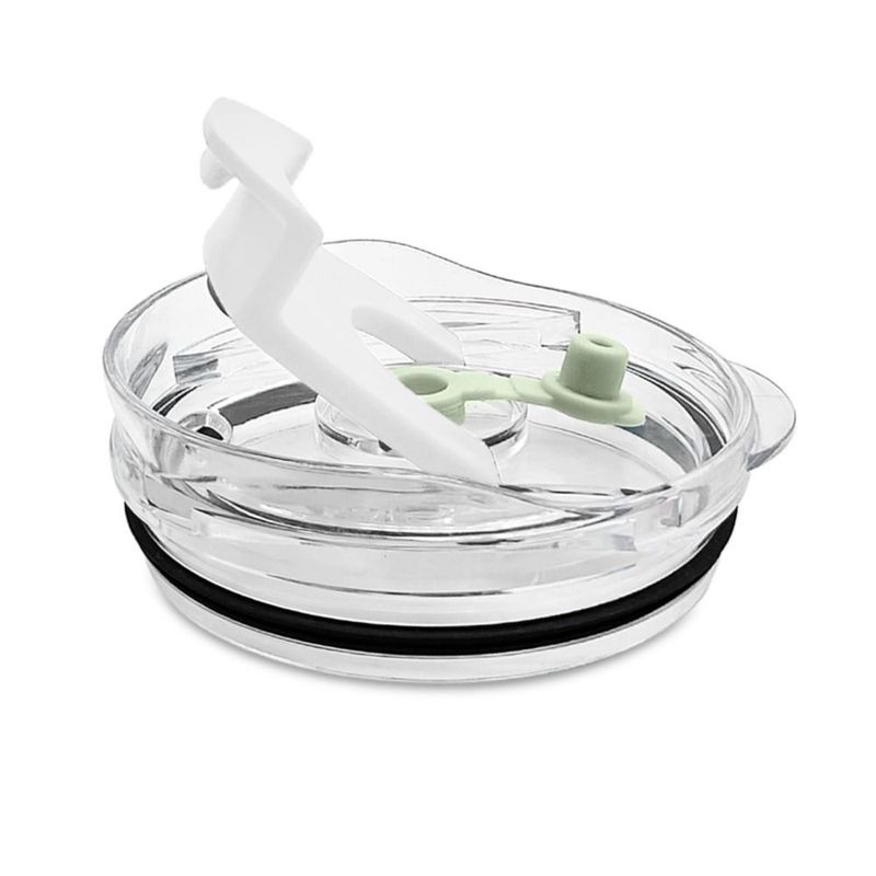 Tapa para vaso térmico AiHeart 354 × 397 in a prueba de derrames con pajilla