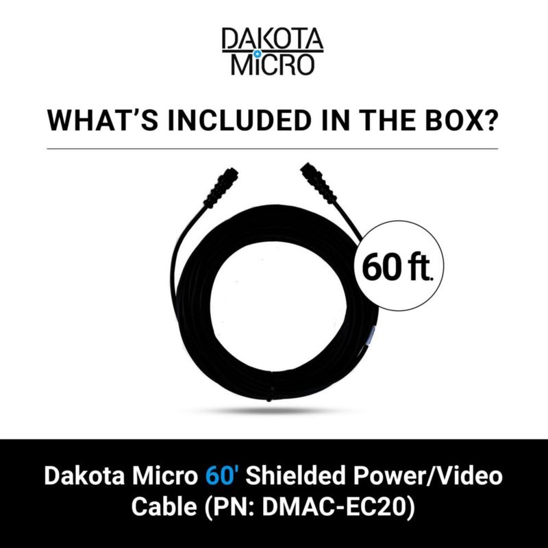 Cable Dakota Micro 18 m Alimentación/Video DMAC-EC60