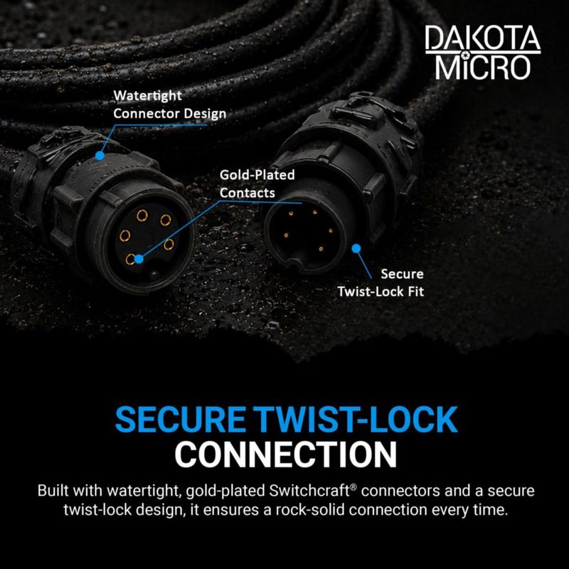 Cable Dakota Micro 18 m Alimentación/Video DMAC-EC60