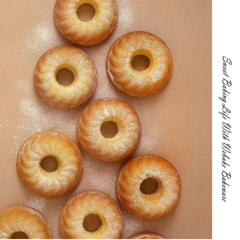 Molde Webake de Acero al Carbono con 12 Cavidades Antiadherentes de 7 cm