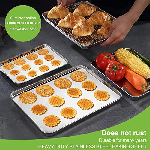 Bandeja para hornear Umite Chef 3 uds 30 × 25 × 25 cm Acero inoxidable