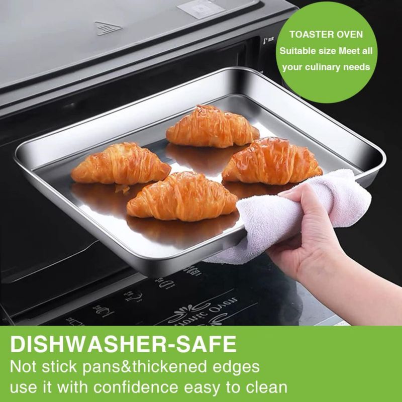 Bandeja para hornear Umite Chef 3 uds 30 × 25 × 25 cm Acero inoxidable
