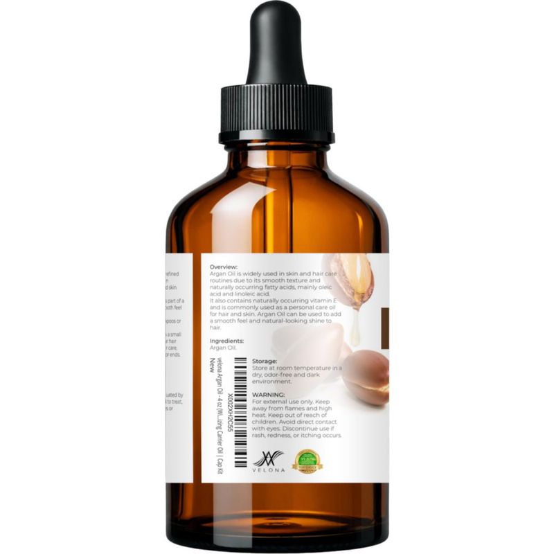 Aceite de Argán Velona 118 ml Prensado en frío sin refinar