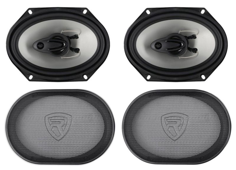 Parlantes de coche Rockville 16 x 20 cm 4 Ohmios Par 3 vías