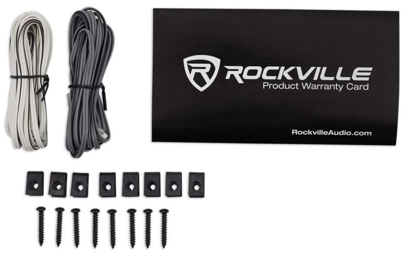 Parlantes de coche Rockville 16 x 20 cm 4 Ohmios Par 3 vías