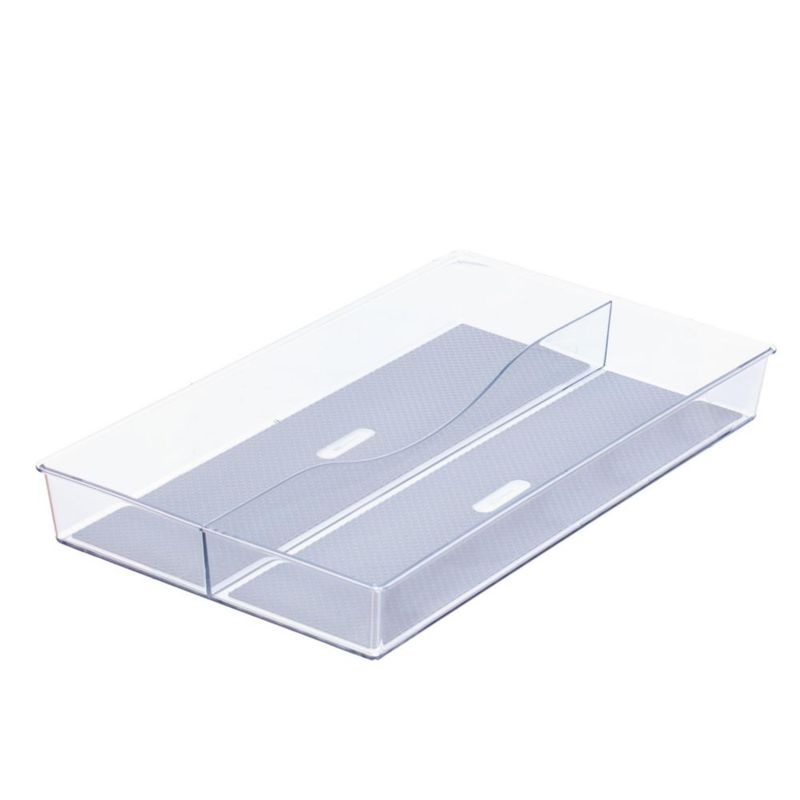 Bandeja de plástico transparente dividida Caddy Glad 38 × 23 cm